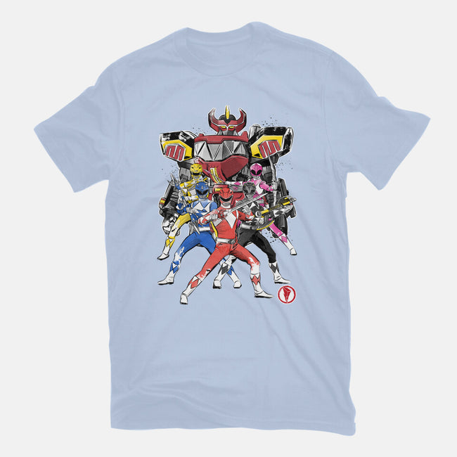 Rangers Sumi-E-womens basic tee-DrMonekers