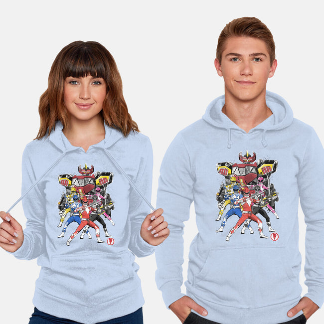 Rangers Sumi-E-unisex pullover sweatshirt-DrMonekers