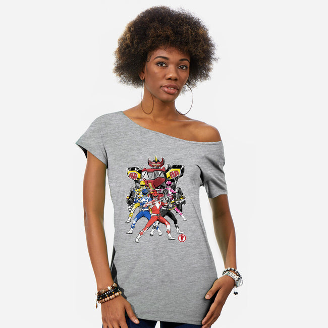 Rangers Sumi-E-womens off shoulder tee-DrMonekers