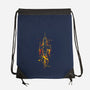 The Shiniest Space Ship V2-none drawstring bag-kharmazero