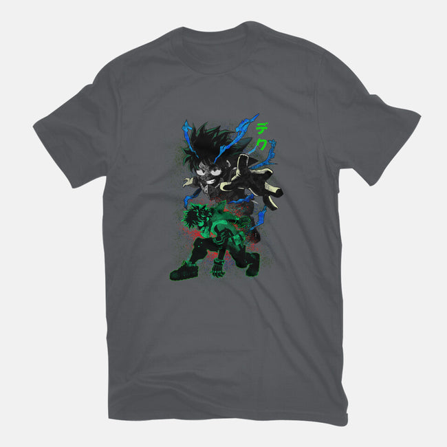 Izuku Deku Hero-mens basic tee-RonStudio