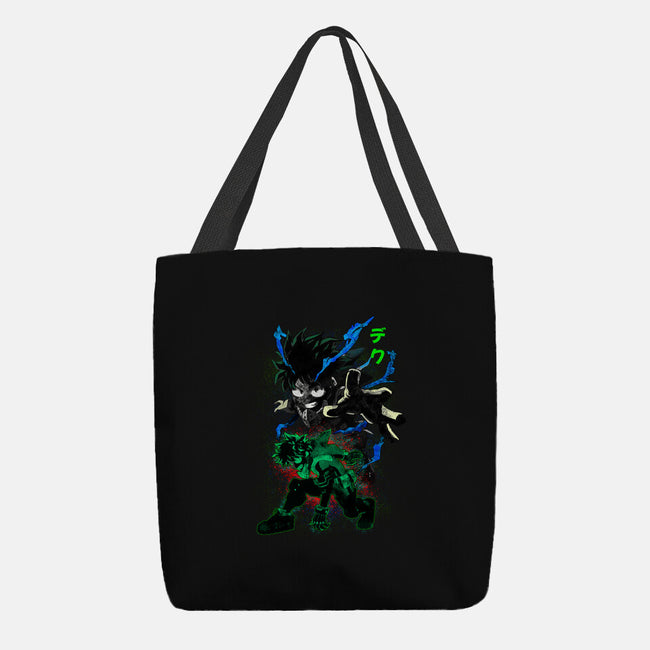 Izuku Deku Hero-none basic tote bag-RonStudio