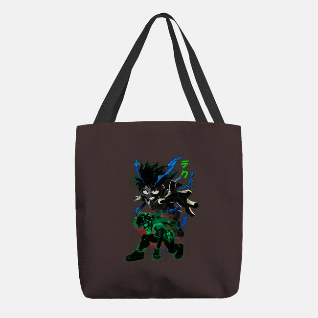 Izuku Deku Hero-none basic tote bag-RonStudio