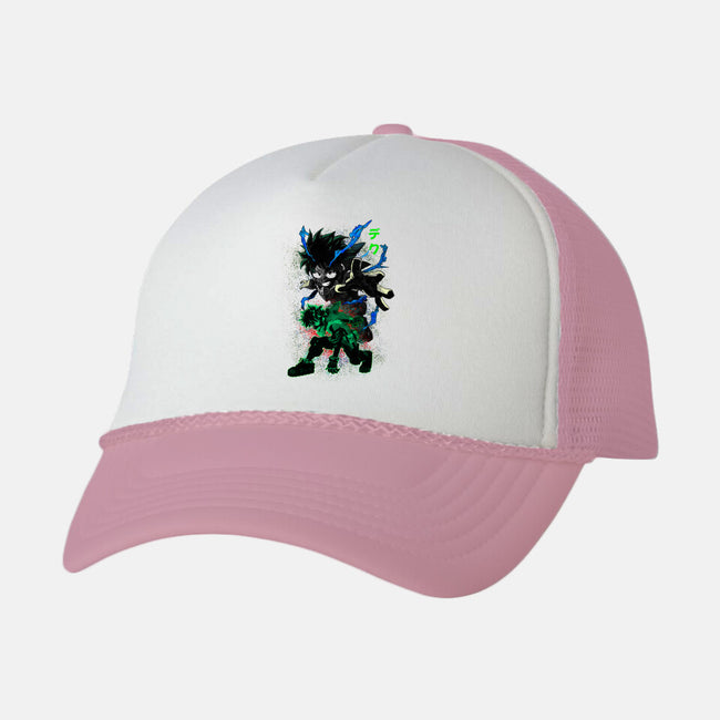 Izuku Deku Hero-unisex trucker hat-RonStudio