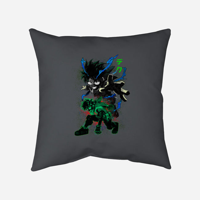 Izuku Deku Hero-none removable cover throw pillow-RonStudio