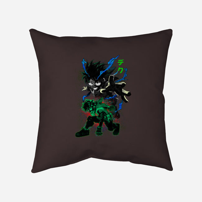 Izuku Deku Hero-none removable cover throw pillow-RonStudio