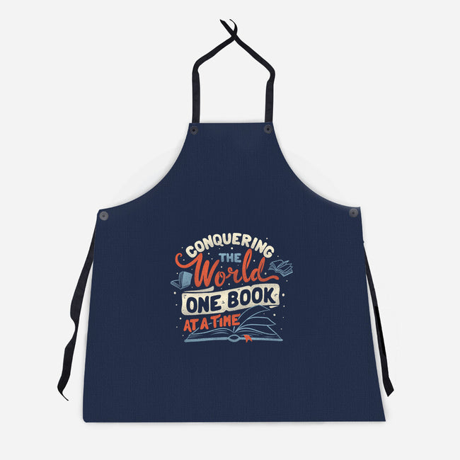 One Book At A Time-unisex kitchen apron-tobefonseca