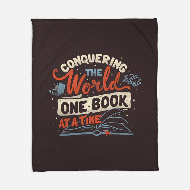 One Book At A Time-none fleece blanket-tobefonseca