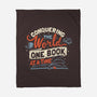 One Book At A Time-none fleece blanket-tobefonseca