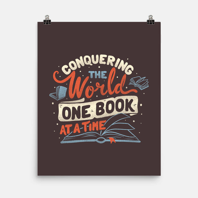 One Book At A Time-none matte poster-tobefonseca