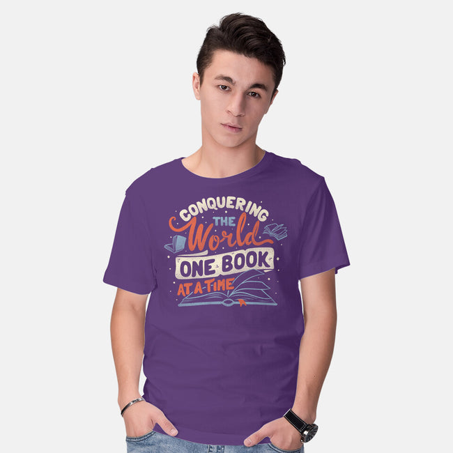 One Book At A Time-mens basic tee-tobefonseca