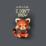 I Don't Know-none removable cover throw pillow-erion_designs