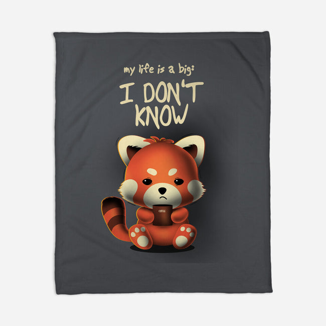 I Don't Know-none fleece blanket-erion_designs