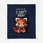 I Don't Know-none fleece blanket-erion_designs