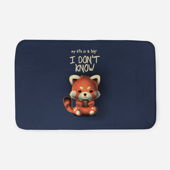 I Don't Know-none memory foam bath mat-erion_designs