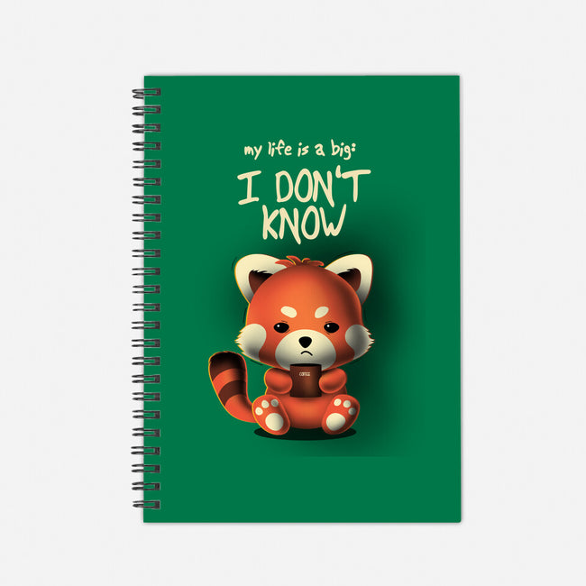 I Don't Know-none dot grid notebook-erion_designs