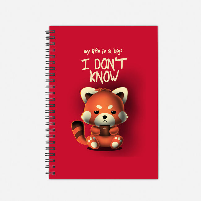 I Don't Know-none dot grid notebook-erion_designs