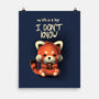 I Don't Know-none matte poster-erion_designs