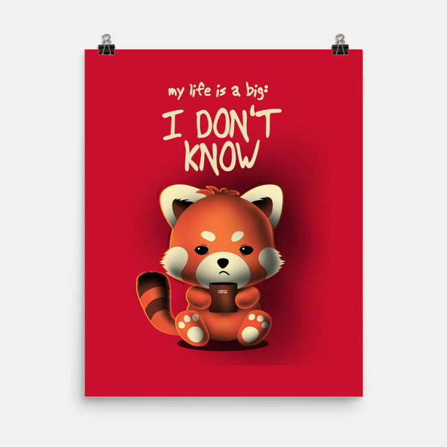 I Don't Know-none matte poster-erion_designs