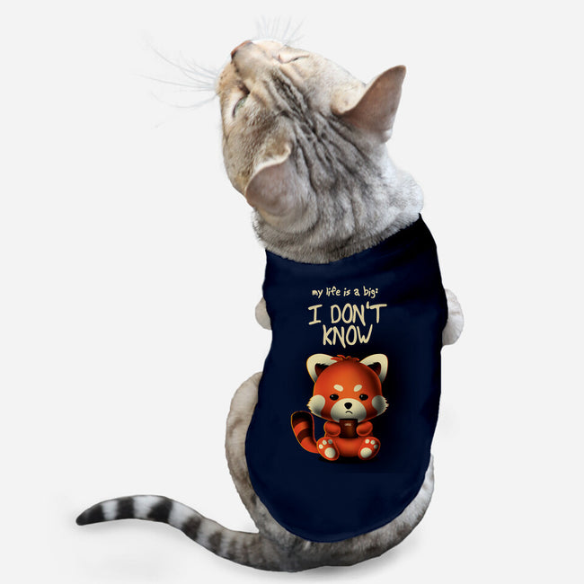 I Don't Know-cat basic pet tank-erion_designs