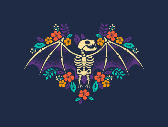 Flowered Bat Skeleton