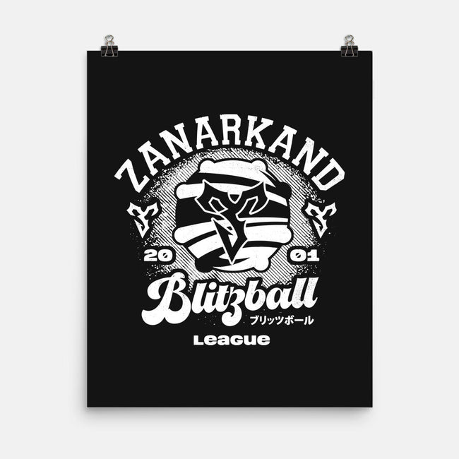 Zanarkand Blitzball League-none matte poster-Logozaste