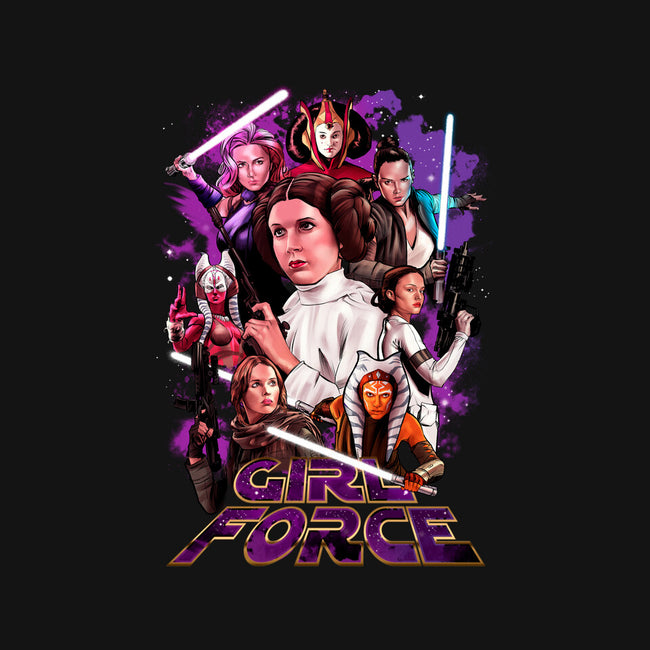 Girl Force -womens basic tee-Conjura Geek