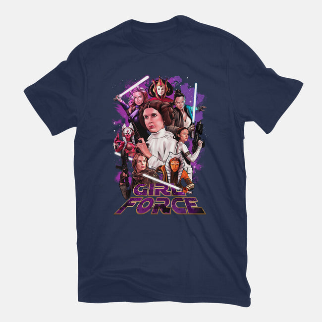 Girl Force -womens fitted tee-Conjura Geek