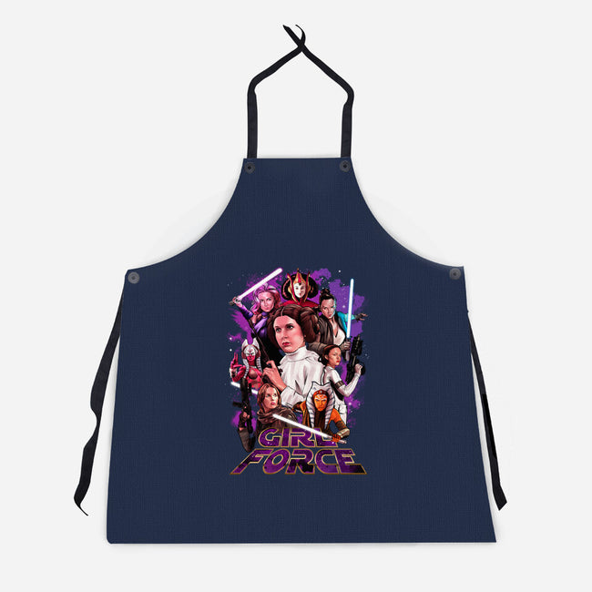 Girl Force -unisex kitchen apron-Conjura Geek