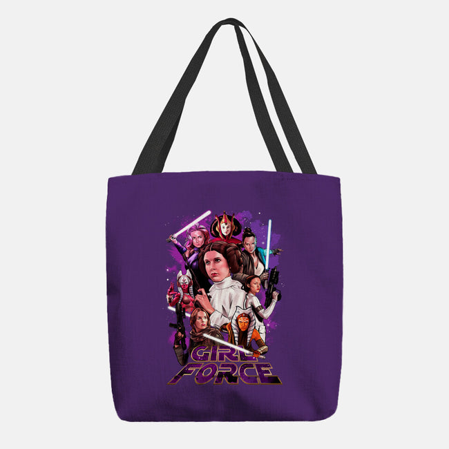 Girl Force -none basic tote bag-Conjura Geek