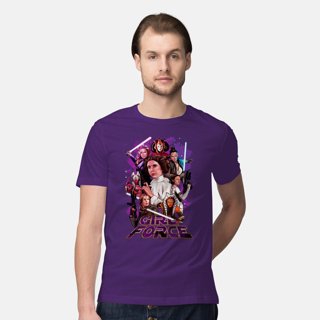 Girl Force -mens premium tee-Conjura Geek