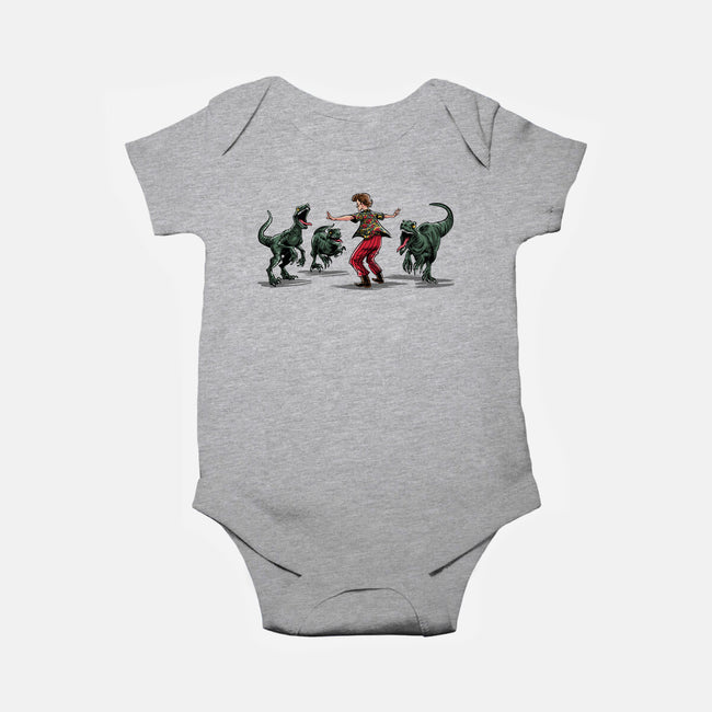 Jurassic Detective-baby basic onesie-zascanauta