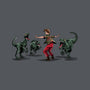 Jurassic Detective-none removable cover w insert throw pillow-zascanauta