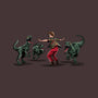 Jurassic Detective-none removable cover w insert throw pillow-zascanauta