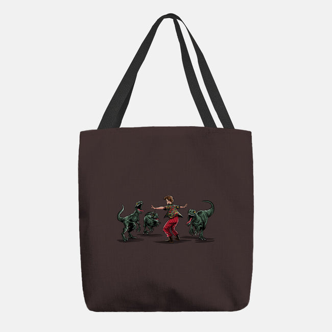 Jurassic Detective-none basic tote bag-zascanauta