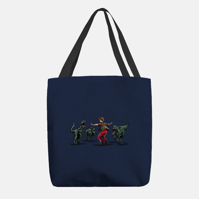 Jurassic Detective-none basic tote bag-zascanauta