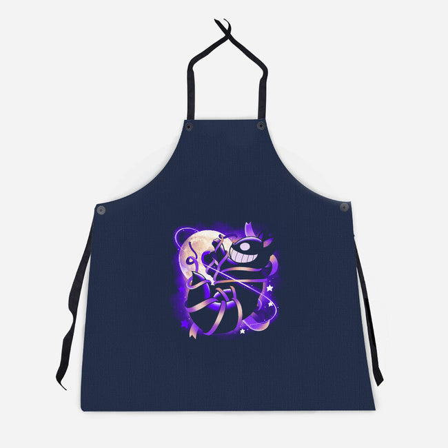 Grinning Cat-unisex kitchen apron-Vallina84