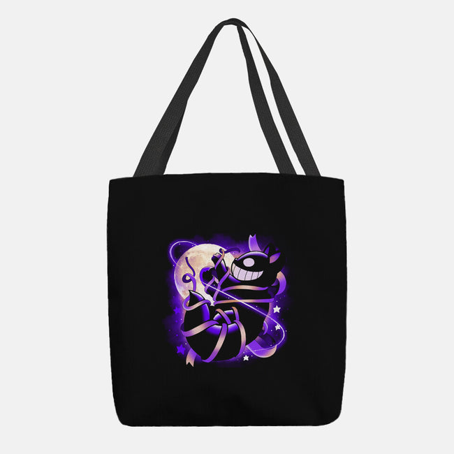 Grinning Cat-none basic tote bag-Vallina84