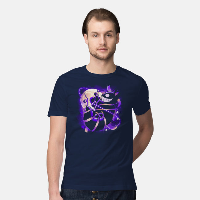 Grinning Cat-mens premium tee-Vallina84