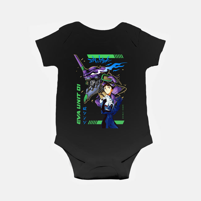 Evangelion Unit 01-baby basic onesie-Hova
