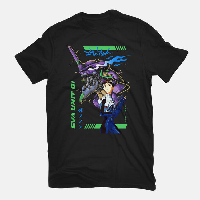 Evangelion Unit 01-womens fitted tee-Hova