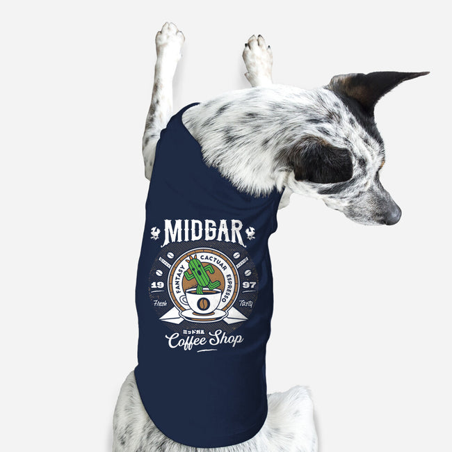 Cactuar Coffee Shop-dog basic pet tank-Logozaste