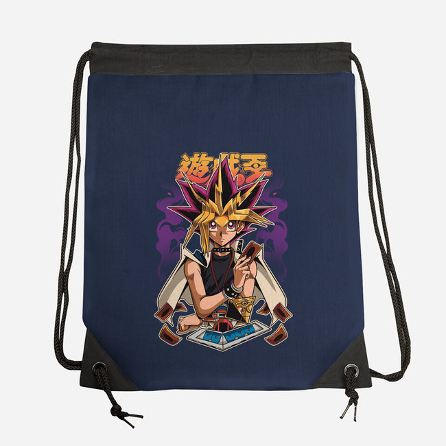 Pharaoh Atem-none drawstring bag-Bellades
