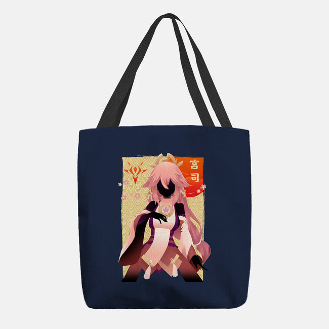 The Fox Girl-none basic tote bag-bellahoang