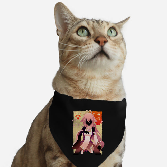 The Fox Girl-cat adjustable pet collar-bellahoang