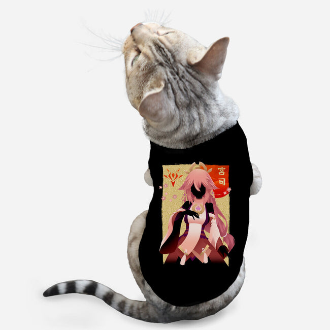 The Fox Girl-cat basic pet tank-bellahoang