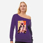 The Fox Girl-womens off shoulder sweatshirt-bellahoang