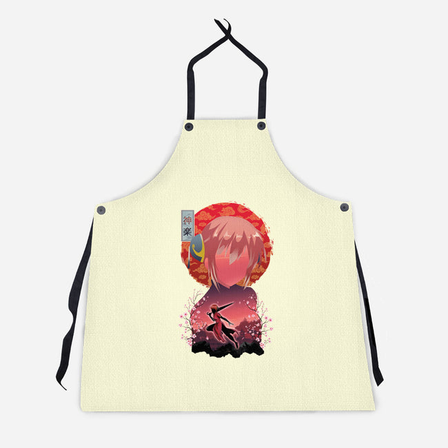 Kagura Gintama-unisex kitchen apron-sacca