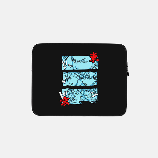 Tokyo Gang Students-none zippered laptop sleeve-rondes