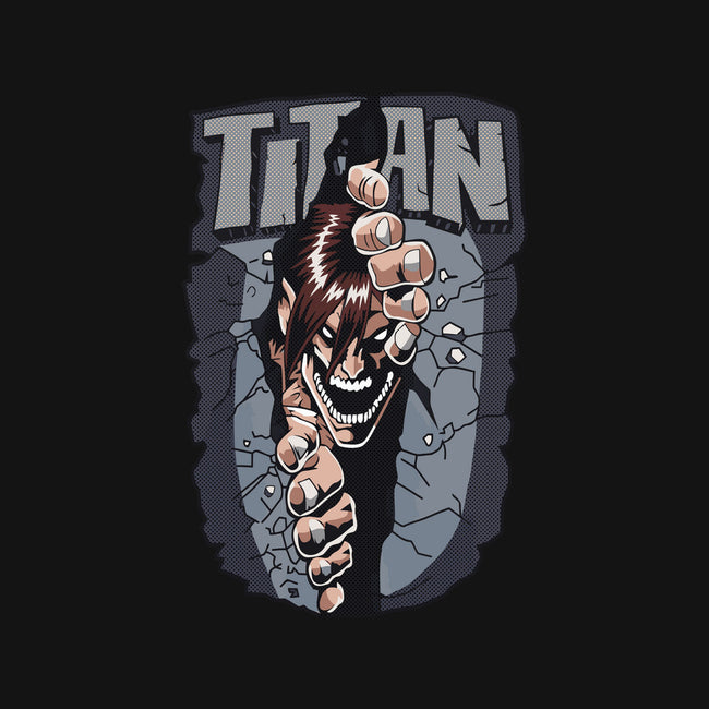 The Angry Titan-none glossy sticker-rondes